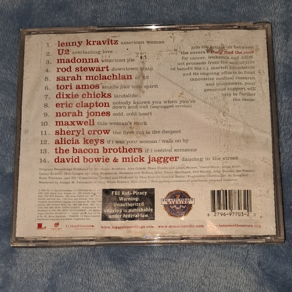 Between the Covers CD - Picture 2 of 5